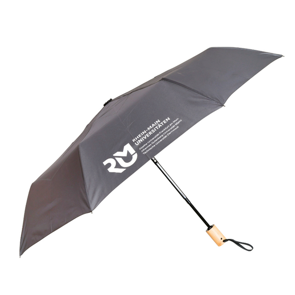 Grauer Regenschirm der TU Darmstadt