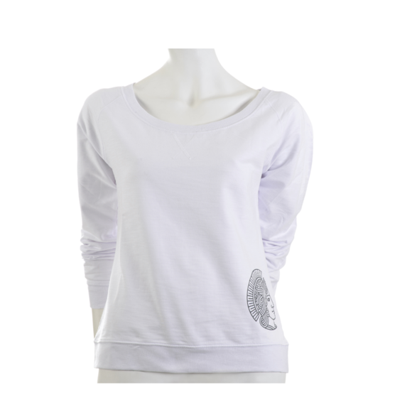 Weißes Langarm Shirt der TU Darmstadt