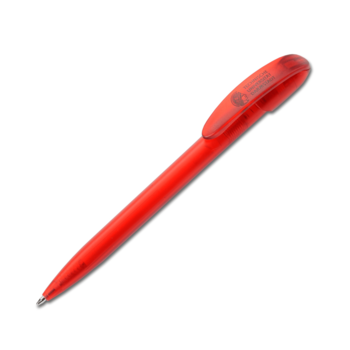 Red plastic ballpoint pen TU Darmstadt