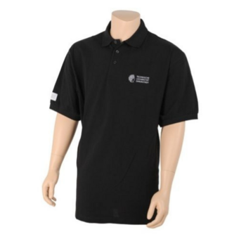 Black Poloshirt of the TU Darmstadt