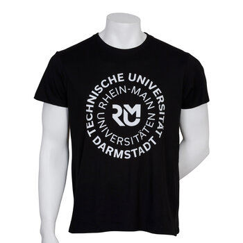 Black T-shirt Rhein-Main University